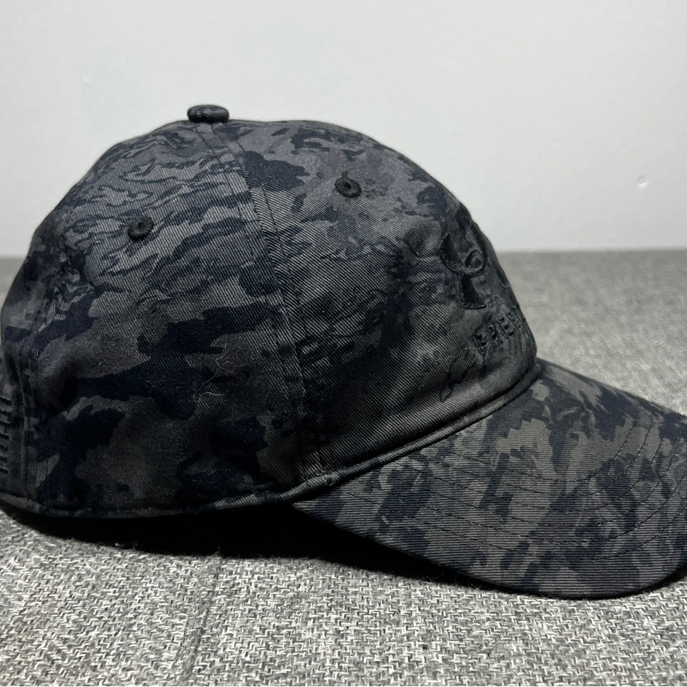 Under Armour Men's Freedom Cap / Hat Adjustable Strapback Urban Camo Black/Grey - Picture 3 of 9